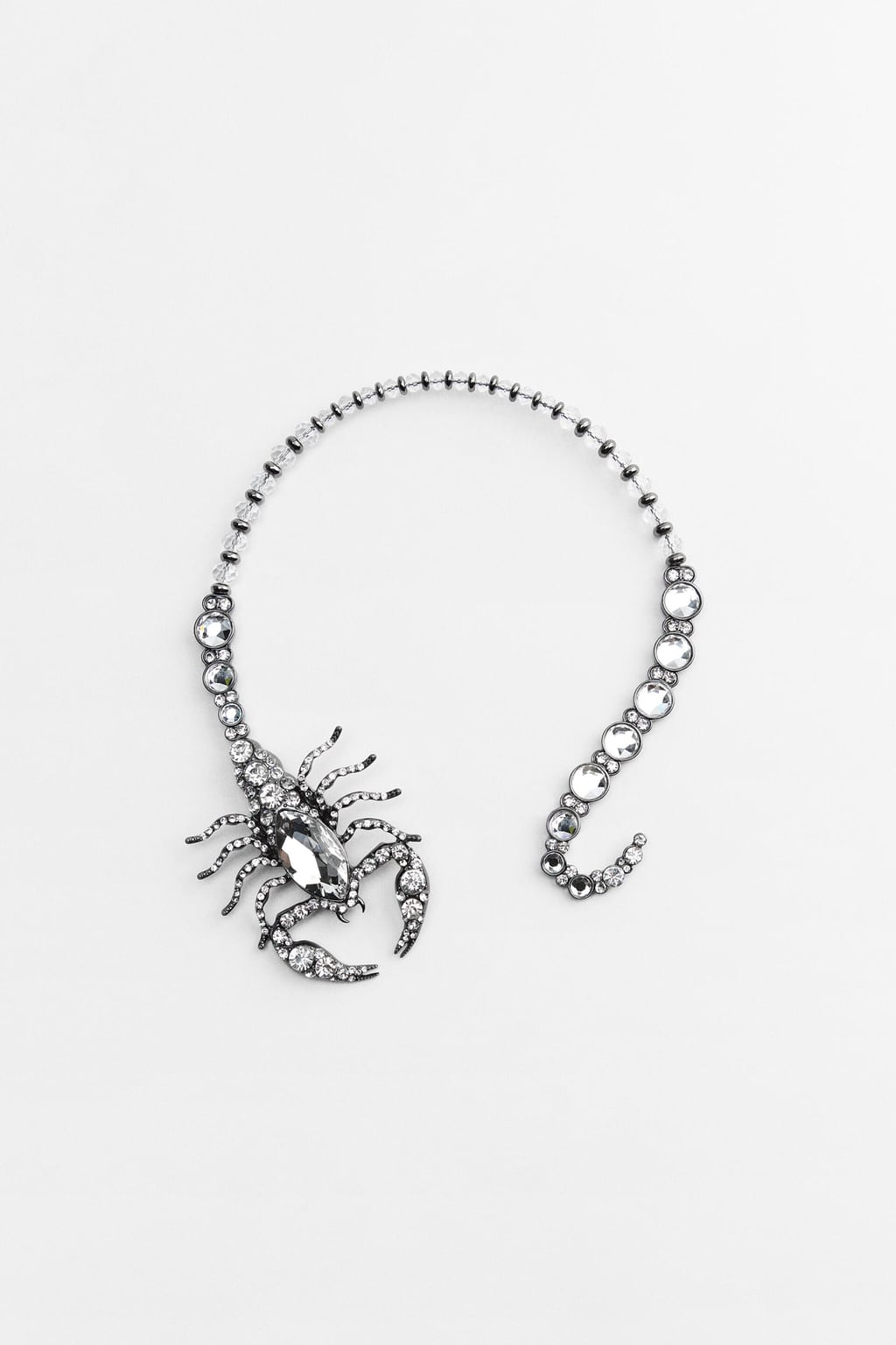 Zara Rhinestone Scorpion Choker