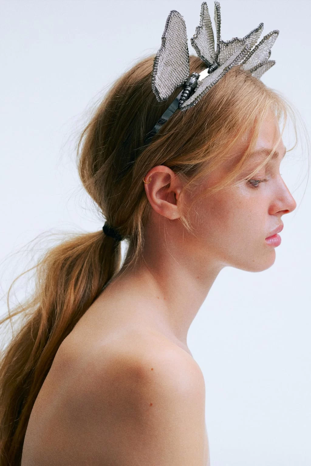 Rhinestone Butterfly Headband - OpalbyOpal display picture 3