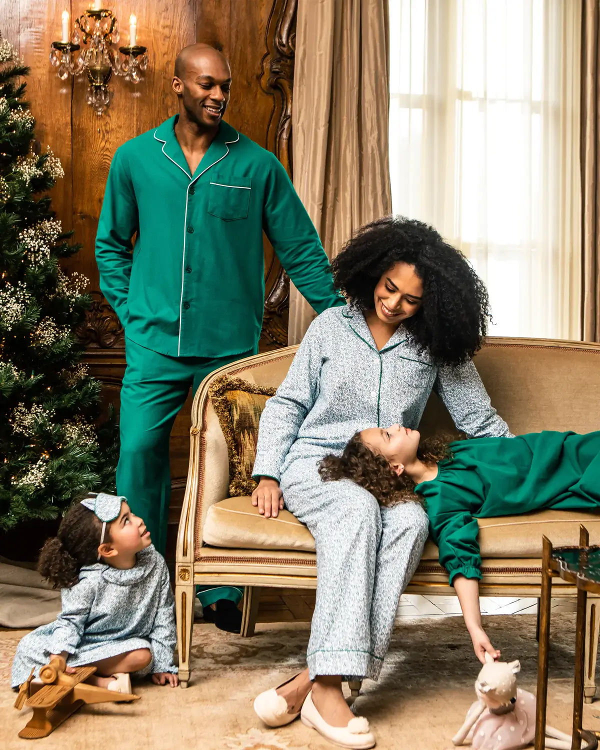 Petite plume shop holiday pajamas