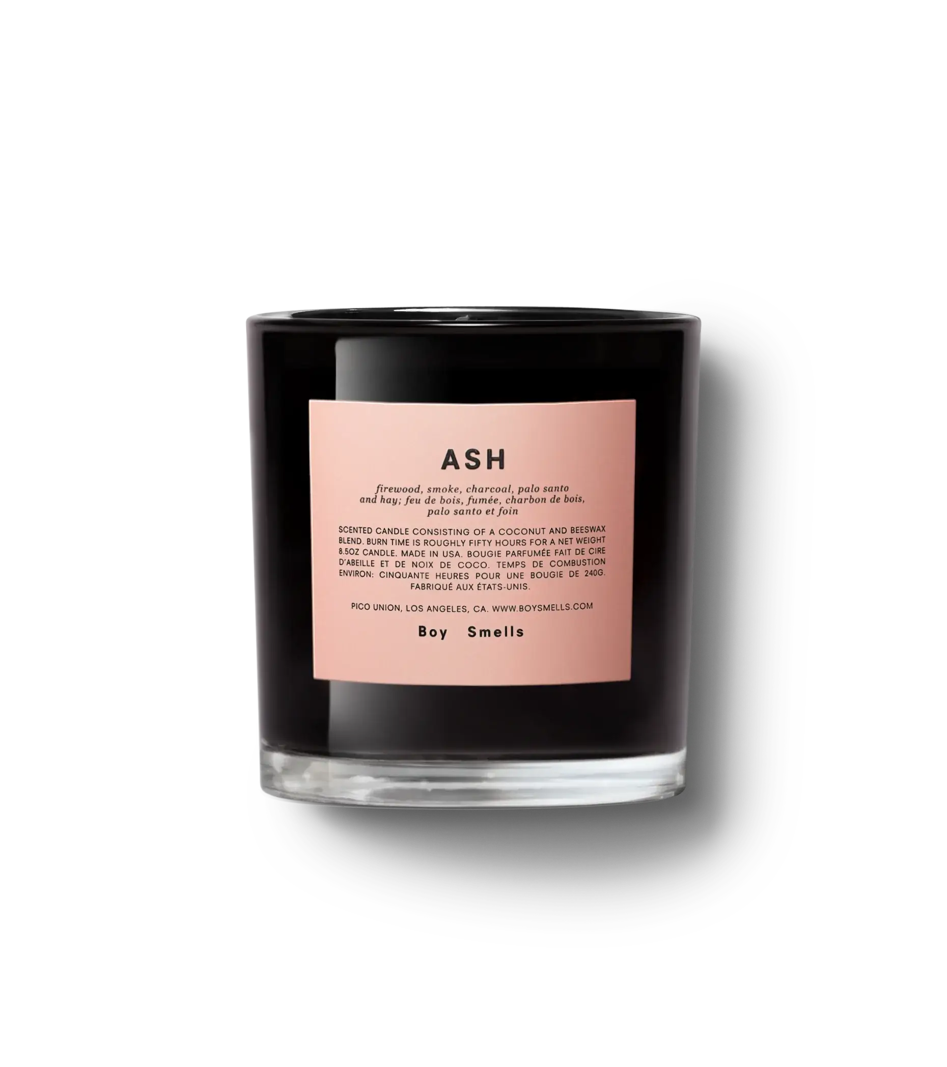 Boy Smells Ash Luxury Scented Candle