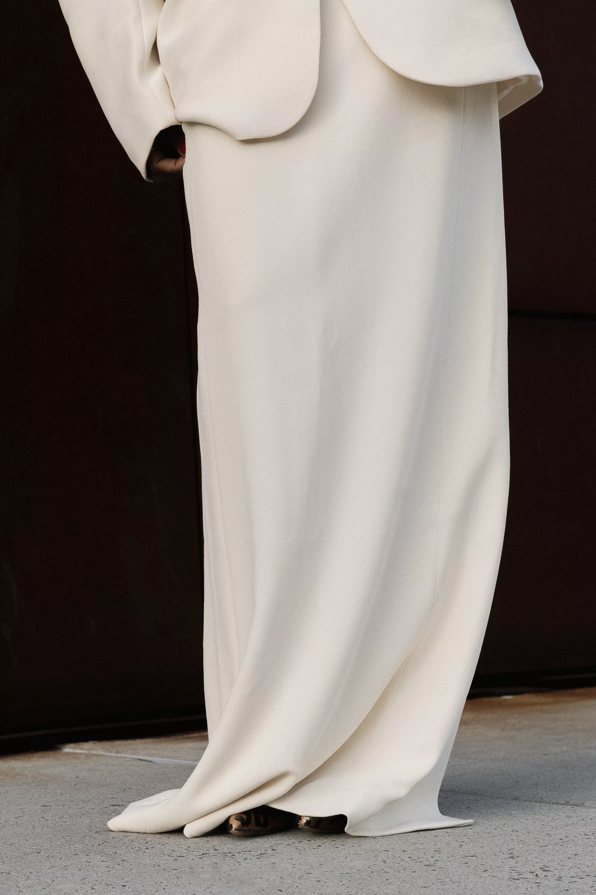 woman wearing white skirt suit - opalbyopal 