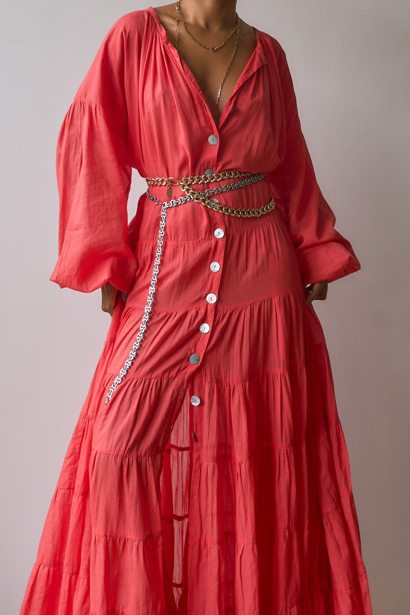 How To Wear Chain Belts With Any Dress